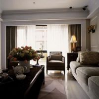 112平米美式古典三居室美式风格客厅