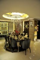 杭州千万级奢华豪宅样板房古典餐厅装修图片