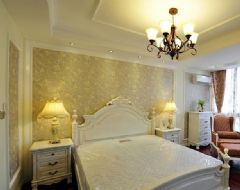 贵妇50万打造极品奢华美式豪宅美式卧室装修图片