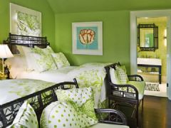 别墅温馨客房案例（2）混搭卧室装修图片