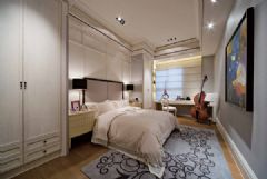 台湾145平米高品质样板房简约卧室装修图片