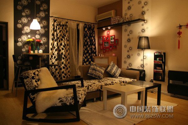 混搭客厅装修图片