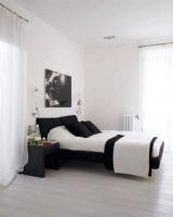 经典黑白搭配(2)现代卧室装修图片