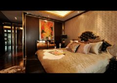 深圳大东城奢华装修样板房欧式卧室装修图片