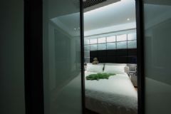 福州中城黑白灰的别墅经典设计简约卧室装修图片
