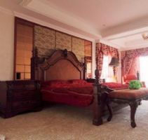 雅致大气的古典欧式别墅装修混搭卧室装修图片