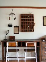 老家具搭出日式小清新怀旧小家混搭书房装修图片