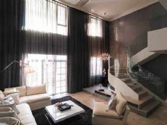 韩剧男主角的华丽豪宅现代客厅装修图片