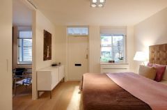 丹麦那维亚精致简约公寓简约卧室装修图片