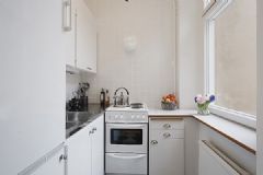 巴黎39平米纯白简约公寓简约厨房装修图片