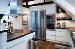 自由抽象派复式家居设计简约厨房装修图片