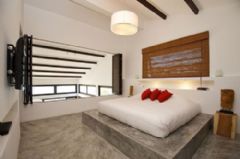 Koh Tao岛 现代又时尚的海景别墅现代卧室装修图片