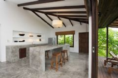 Koh Tao岛 现代又时尚的海景别墅现代厨房装修图片