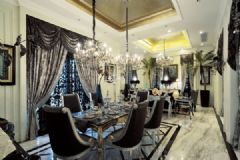 上海精英式新古典别墅古典餐厅装修图片