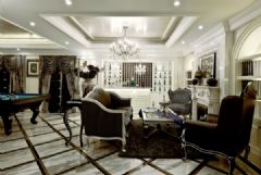 上海精英式新古典别墅古典客厅装修图片