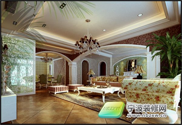 田园客厅装修图片