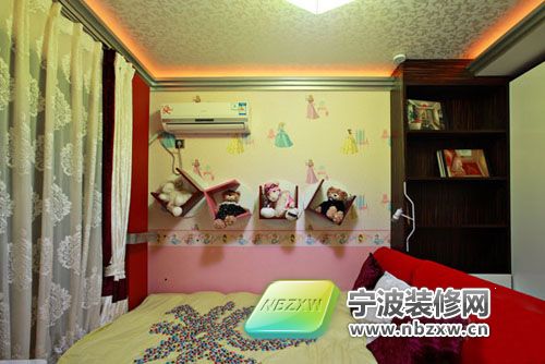 中式儿童房装修图片