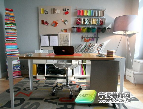 现代书房装修图片