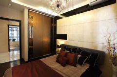 深圳金泓凯旋城175平样板房中式卧室装修图片