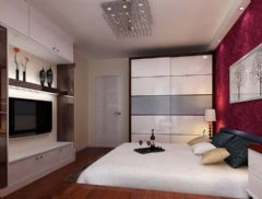 65平米中式一居中式卧室装修图片