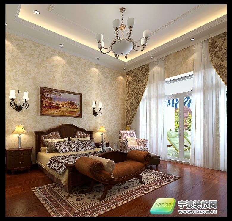 现代卧室装修图片