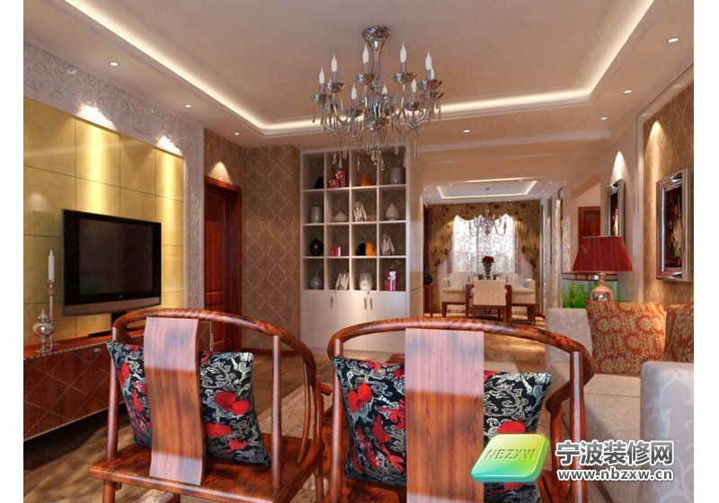 混搭客厅装修图片
