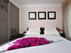 13万打造160平现代典雅实景现代卧室装修图片
