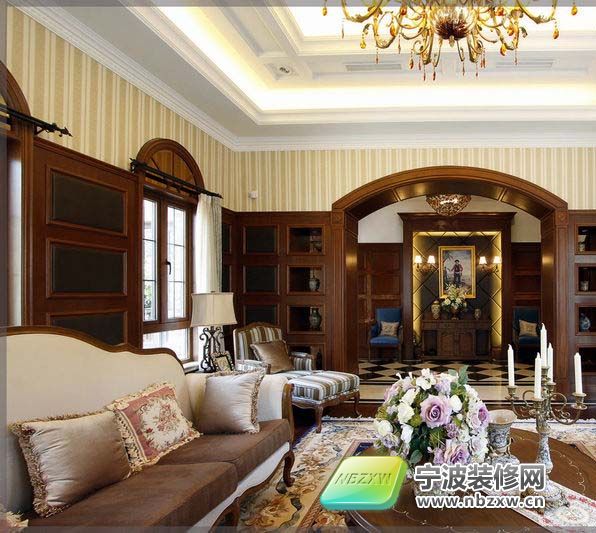 古典客厅装修图片