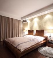 155平米现代简约婚房现代卧室装修图片