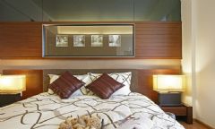 130平 中式古典风格混搭卧室装修图片