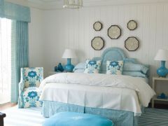 蓝色的多拉A梦现代卧室装修图片
