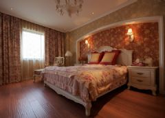 145平豪华新古典式样板房古典卧室装修图片