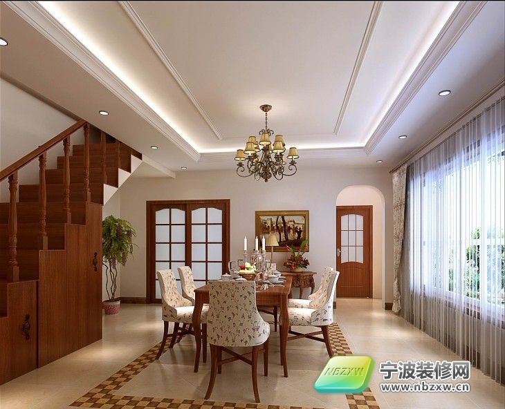 美式餐厅装修图片