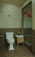 420平米托斯卡纳式风格独立别墅美式卫生间装修图片