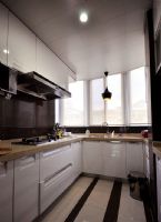 150平现代小复式现代厨房装修图片