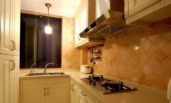 7万铸造附有现代感的两居室现代厨房装修图片