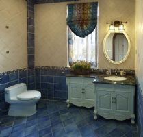 600平米美式别墅美式卫生间装修图片