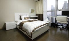 银色低调奢华公寓简约卧室装修图片