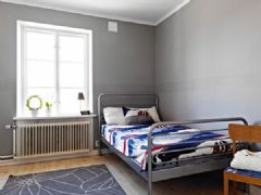 109平米简洁明亮复式公寓简约卧室装修图片