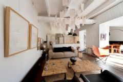 极具品位优雅的法国公寓简约客厅装修图片