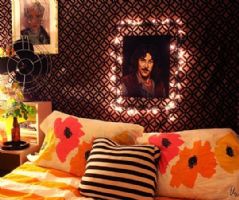 色彩缤纷的果色小屋混搭卧室装修图片