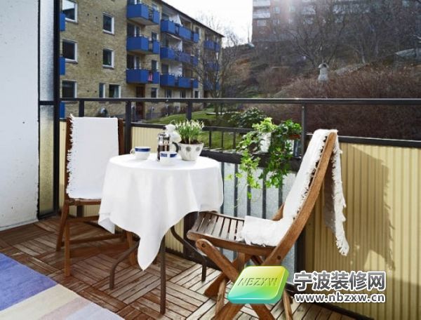 简约阳台装修图片
