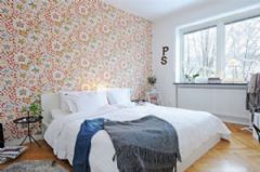 90平方米北欧风格  打造温暖爱巢欧式卧室装修图片