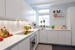 90平方米北欧风格  打造温暖爱巢欧式厨房装修图片