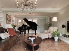 85平米美式古典温馨家居美式风格客厅