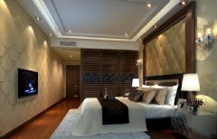 5.8万打造140平米现代简约风格美家现代卧室装修图片