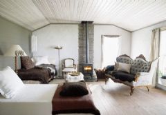 140平湖边木屋  感受大自然的拥抱欧式卧室装修图片