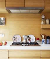 35平米美式小家情调美式厨房装修图片
