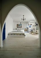 120平米知性地中海风格地中海卧室装修图片