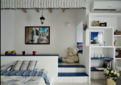 120平米知性地中海风格地中海卧室装修图片